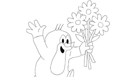 Der maulwurf findet beim graben kohle und teilt diese gerne mit seinen freunden. Maulwurf mit Blumen - Die Sendung mit der Maus - WDR