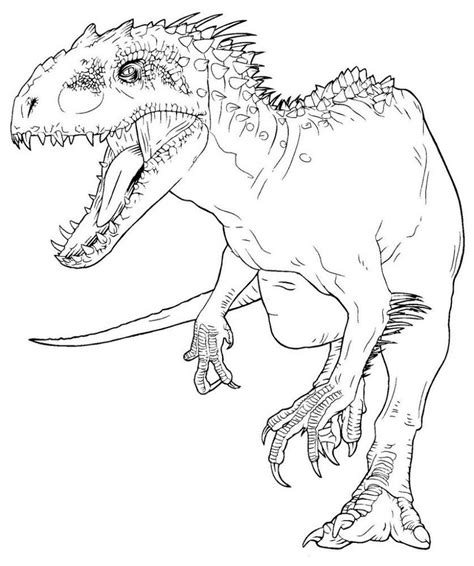 Maybe you would like to learn more about one of these? 8 Coloring Page Of Indominus Rex | Dinosaur coloring pages ...