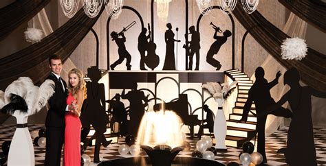 If the music is dynamic and pushing, do your best at applying bright, saturated, even aggressive colors. Great Gatsby Themed Party Decorations | Jazz Themed Party ...