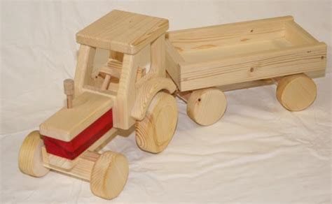 Spielzeug holz traktor mit wagen und satz von tieren ist aus natürlichem. Traktor Holzspielzeug Selber Bauen / Spielzeug Aus Holz ...