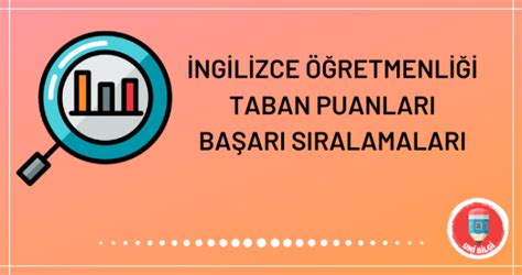 Sayfamızda 4 yıllık (lisans) ve 2 yıllık (ön lisans) bütün üniversitelerin taban puanları nı, başarı sıralamasını, puan türü ve kontenjanlarının bulabilirsiniz. 2021 İngilizce Öğretmenliği Taban Puanları & Başarı ...