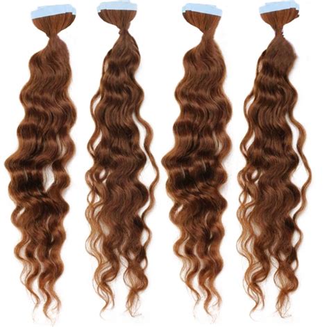 Shop with afterpay on eligible items. 4 X Curly Tape In Hair Extension Bundle - Qingdao Guloor ...