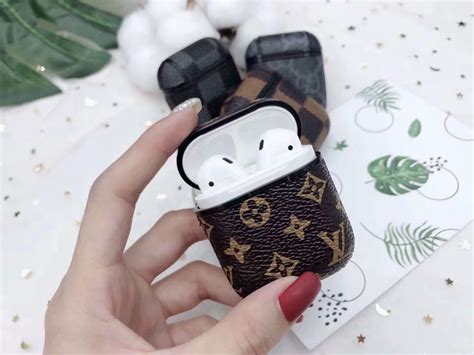 Airpods 1st generation unboxing + new cases & accessories. Louis Vuitton Style AirPods Monogram Leather Case AirPods ...
