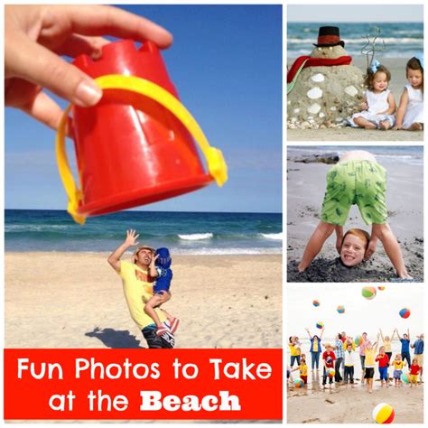 Creative family beach picture ideas. 5 Fun Photos To Take At The Beach - Happy Home Fairy