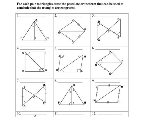 We know this because if two angle pairs are. Similar And Congruent Triangles Pdf : Congruent Triangles ...