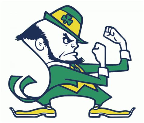 Notre dame irish football 2021 tickets. Notre Dame Fighting Irish Mascot Logo - NCAA Division I (n ...