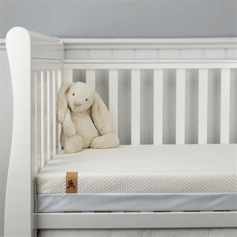 Sprung cot bed mattress (70 x 140 cm). CuddleCo Lullaby Foam Cot Bed Mattress - 140 x 70 cm