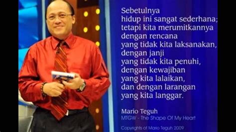 Kata kata bijak, motivasi, bersyukur. Kata Kata Mutiara, Bijak, Cinta dan Kehidupan Mario Teguh ...