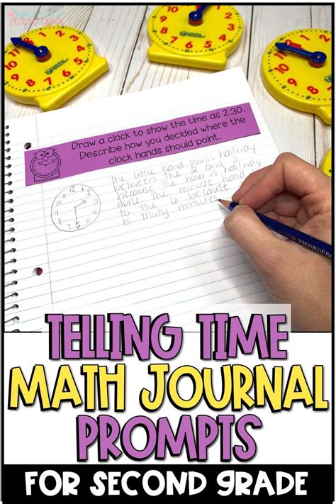 These writing prompts for 5th grade will spark lots of creative ideas in your students, and you'll also be providing some fun ways to practice fifth grade please note that each prompt contains one or more bold. Telling Time Math Journal Prompts - 2nd Grade | Math ...