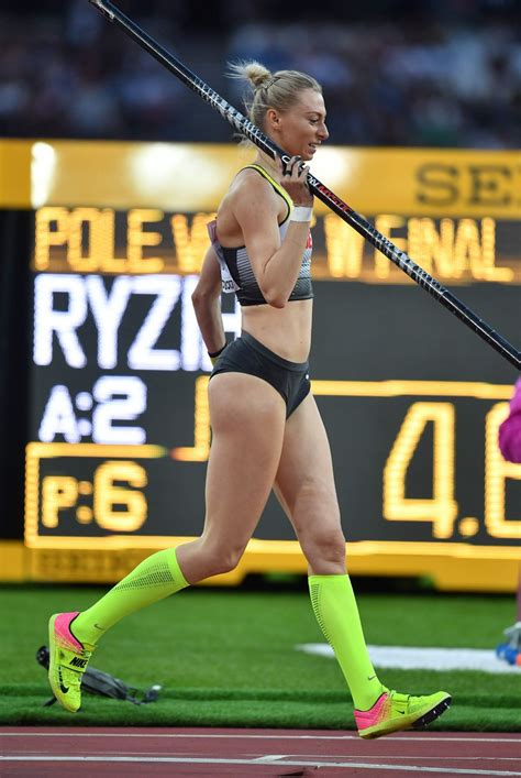 Pole jumping competitions were known to the ancient greeks, cretans and celts. LISA RYZIH at Women's Pole Vault Final at IAAF World ...