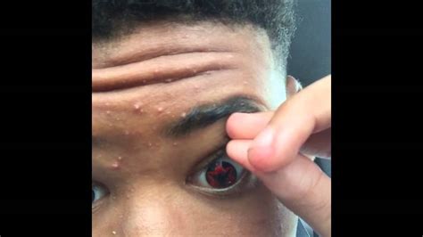 How to beat the sharingan? Sharingan contacts 😈 - YouTube