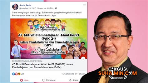 Ppd batu pahat 013 2050502. "Saya menghargai usaha Cikgu Suhaimin ini yang berkongsi ...