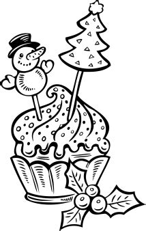 Merry christmas coloring pages 2020. printable christmas cake cup coloring pages - Free Kids ...