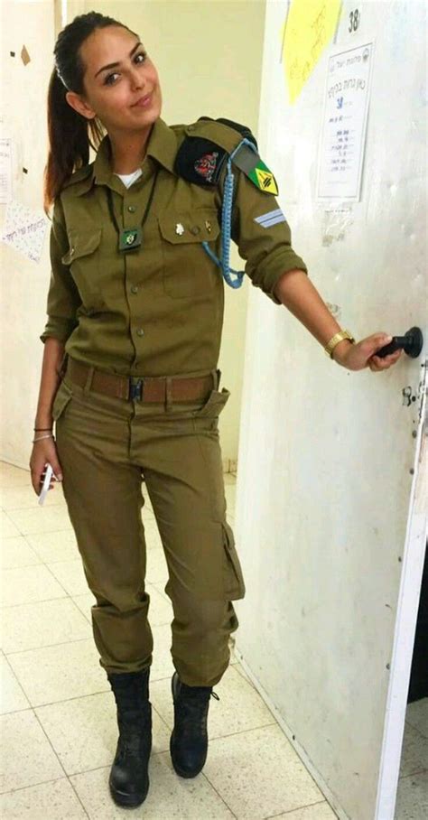 It comes across as loose and practical, which obviously would be pretty realistic for army wear. 572 best Girls of Israel - I.D.F images on Pinterest