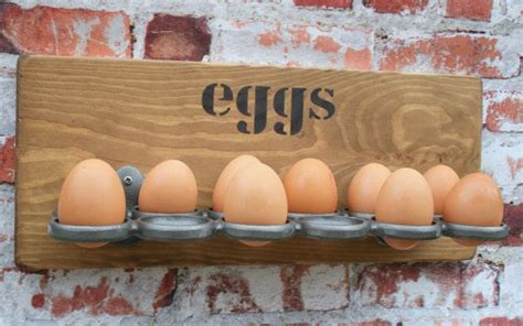 IRON EGG HOLDER Wall Fitting Shelf Rustic Style Handmade | Etsy | Egg ...