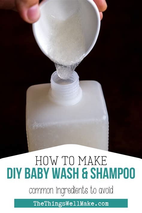 And organic baby wash products can cost a fortune. DIY Baby Wash and Shampoo | Belleza