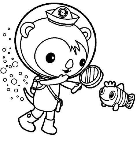 It's strange and cold, and dark. Scientist Shellington Coloring Page - Free Printable ...