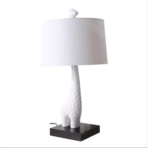 We're not having giraffe when we say we love this. Giraffe Table Lamp by Designer Lighting in White Living ...