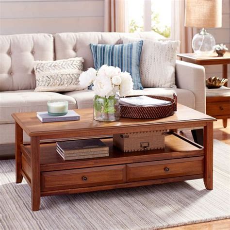 Parsons tobacco brown coffee table. Pier 1 Anywhere Coffee Table - Vision Exteriors