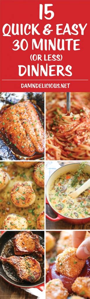 15 Quick and Easy 30 Minute Dinners - Damn Delicious