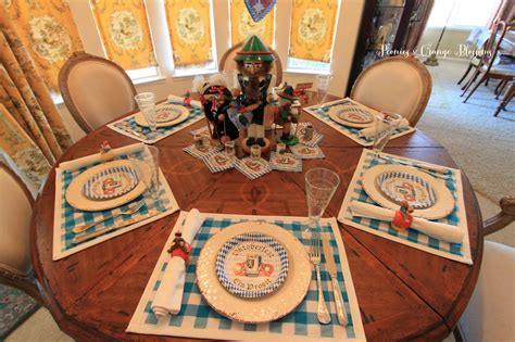 We love recipes inspired by our german heritage. Oktoberfest Party Decorations - a Table Setting Idea ...