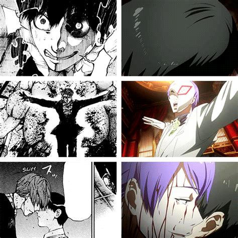 Not to mention, the manga tokyo ghoul is just the first part of the series, tokyo ghoul:re , which 3.completely skipped fight of kaneki and arima. Seção Tokyo ghoul GIF 5/6 | Tokyo ghoul episodes, Tokyo ghoul, Manga vs anime