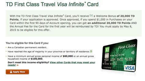 Please visit the site directly to verify the details and obtain more information. Apply for td emerald visa card application
