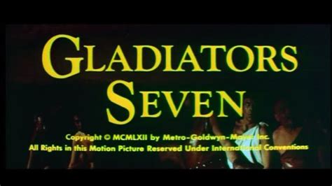 A gladiator named dario ( richard harrison ) getting his freedom , thanks his courage in the roman circus ; Gladiators 7 (1962) - DVD review at Mondo Esoterica