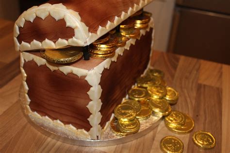 Schatztruhe kuchen ist ideal für eine piratenparty. Theresas Backstube: Schatztruhe