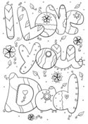 Just print it out and let the kids have fun decorating. I Love You Mom coloring page | Free Printable Coloring Pages