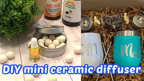 Once the water in the reservoir has mostly evaporated, or you. DIY Mini Portable Ceramic Essential Oil Diffuser - YouTube