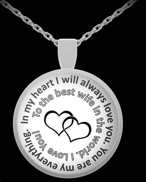 Check spelling or type a new query. Sentimental Necklace For Wife, Necklace Gift From Husband ...