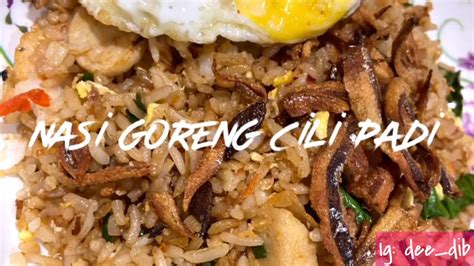 Nasi goreng cili padi yang pedas menyengat, menu mesra utk dapur bujang atau kalau nak masak waktu tempoh pengasingan di. VLOG#2-NASI GORENG CILI PADI! SUPER YUMMY! - YouTube