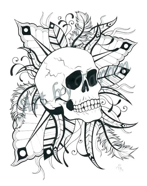 Make sure you click on the girly sugar skull coloring pages Girly Skull Coloring Pages at GetColorings.com | Free ...