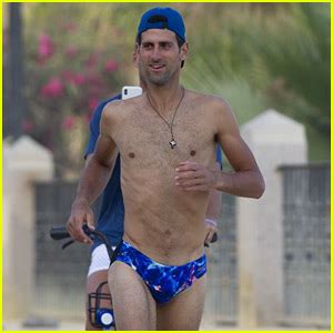 У фучовича есть брат адам. Tennis Star Novak Djokovic Runs Shirtless in His Speedo ...