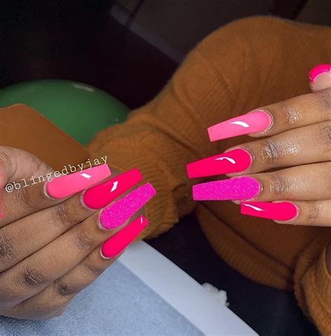 401 likes · 1 talking about this · 176 were here. Pin on hot pink acrylic nails | Pink acrylic nails, Spring ...