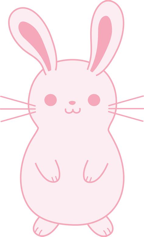 Animated easter bunny moving and hopping around. Cute Pink Easter Bunny - Free Clip Art