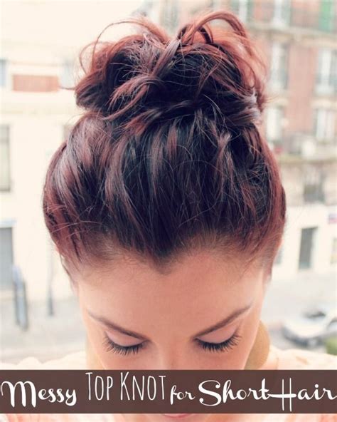 It works for anything from a 3. 18 Fairly Updos for Short Hair: Clever Tricks with a ...