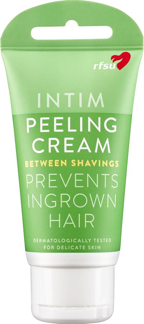 Shave using a men's razor (one with four blades) and men's moisturizing shaving cream. Köp RFSU Intim Ingrown Hair Cream 40 ml - på MEDS.se