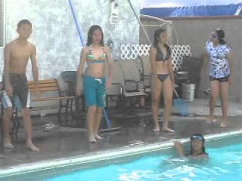 Colorful towel sun drying related posts: Jonathan's pool party in 8th grade - YouTube