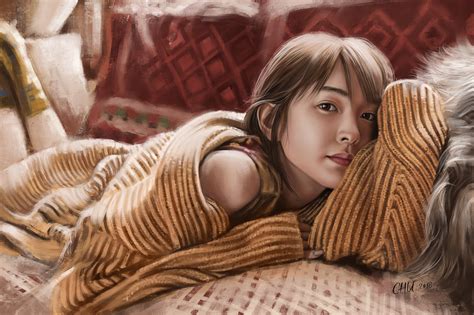 And face has been praised. iPad Pro Procreate 4.1 Painting Yui Aragaki on Behance