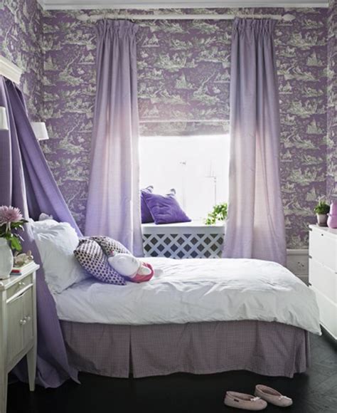 Curtain in shades of course the living room. 50 Purple Bedroom Ideas For Teenage Girls | Ultimate Home ...