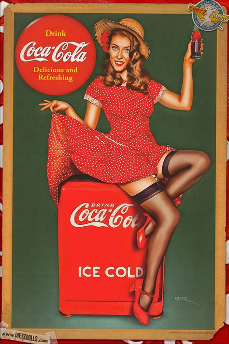 This blog is dedicated to this refreshing slice of americana. Pinups - Coca Cola | It's been a long while since I've ...