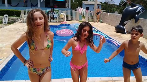 You can download these videos from youtube for free on wikibit.me. Desafio na piscina " Fale qualquer coisa " - YouTube