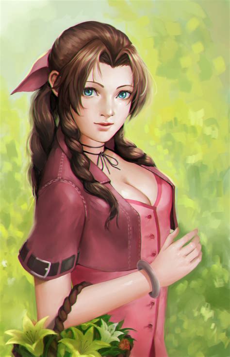 I always made sure to have her in my party due to her defensive, healing limit breaks. FFVII - Aerith Gainsborough by phamoz on DeviantArt