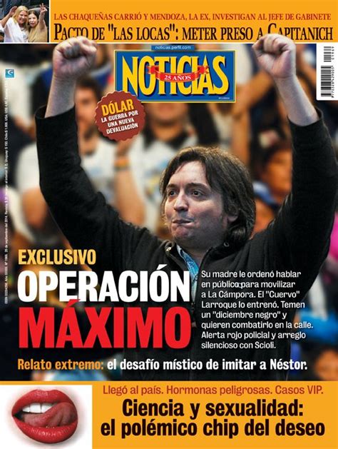 Se encuentra en buen estado general en el el jefe del bloque de diputados nacionales del frente de todos, máximo kirchner, se encuentra. Noticias | Operación Máximo