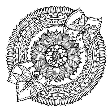 So here's a roundup of lovely. Mandalas - Coloring pages for adults : coloring-pages ...