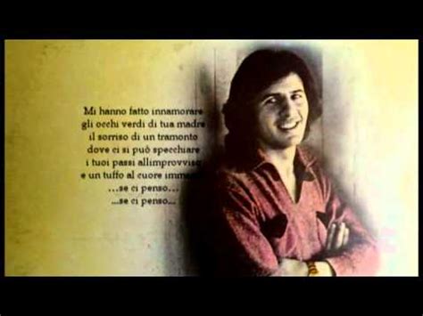 E allora dammi occhi nuovi per vedere il. Gli Occhi Verdi Di Tua Madre Sandro Giacobbe Accordi e Testo