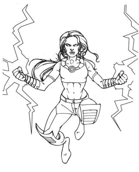 This post features 20 most popular superheroes of this is one of the interesting coloring pages of superheroes to print that features hal jordan, an susan received her powers after being exposed to a cosmic storm. The Strength Of The Storm Coloring Pages - X-men Coloring ...