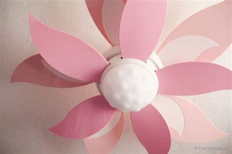 Mercator city dc ceiling fan with led light & remote 52″ (white). Craftmade-girls-room-ceiling-fan-flower-ceiling-fan-bloom ...